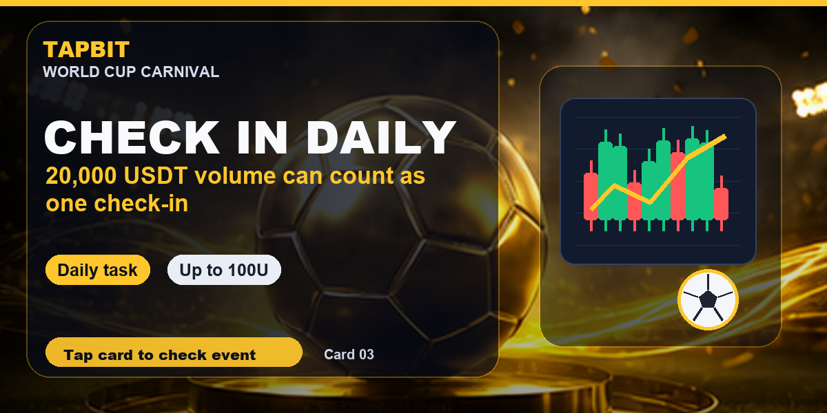 Tapbit World Cup Carnival | Daily Check-in