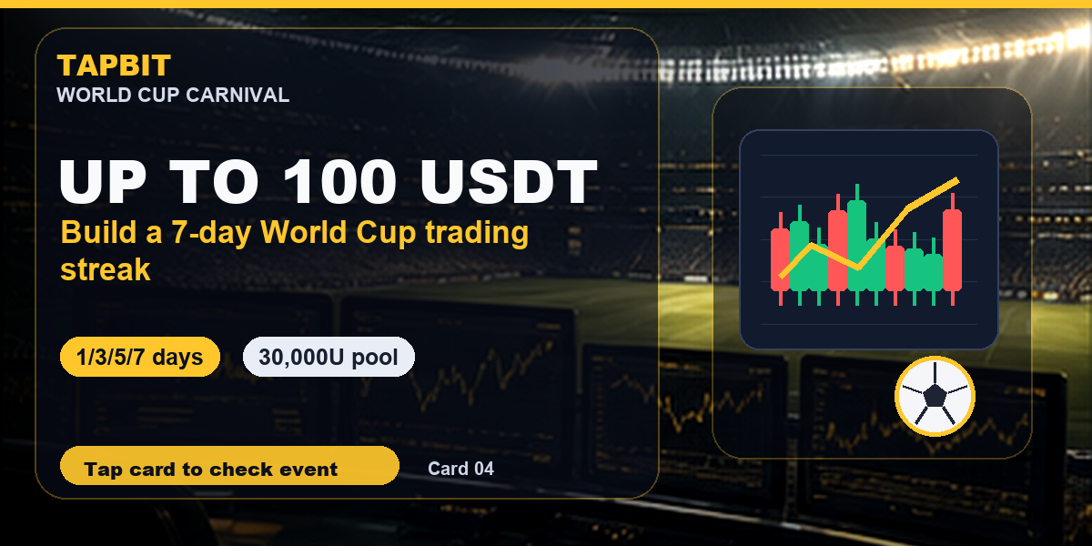 Tapbit World Cup Carnival | 100U Streak