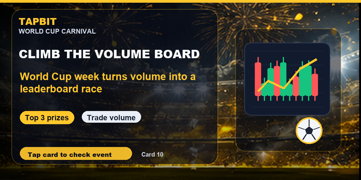 Tapbit World Cup Carnival | Volume Board