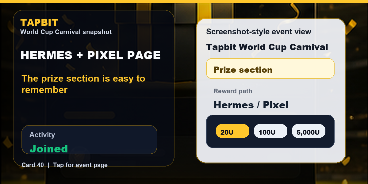 Tapbit World Cup Carnival Snapshot | Rewards screenshot