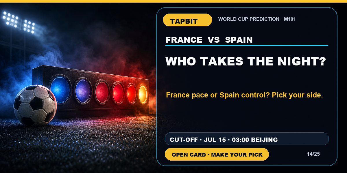 Tapbit World Cup Prediction | WHO TAKES THE NIGHT?