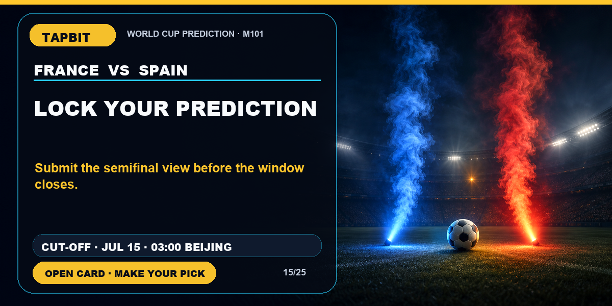 Tapbit World Cup Prediction | LOCK YOUR PREDICTION