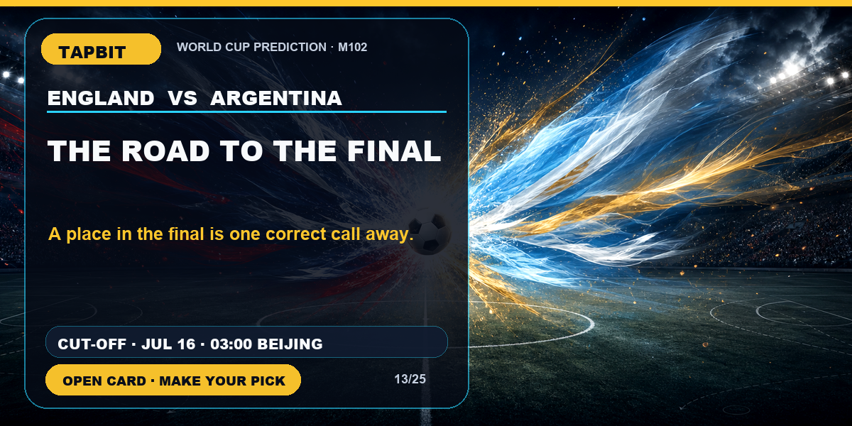 Tapbit World Cup Prediction | THE ROAD TO THE FINAL