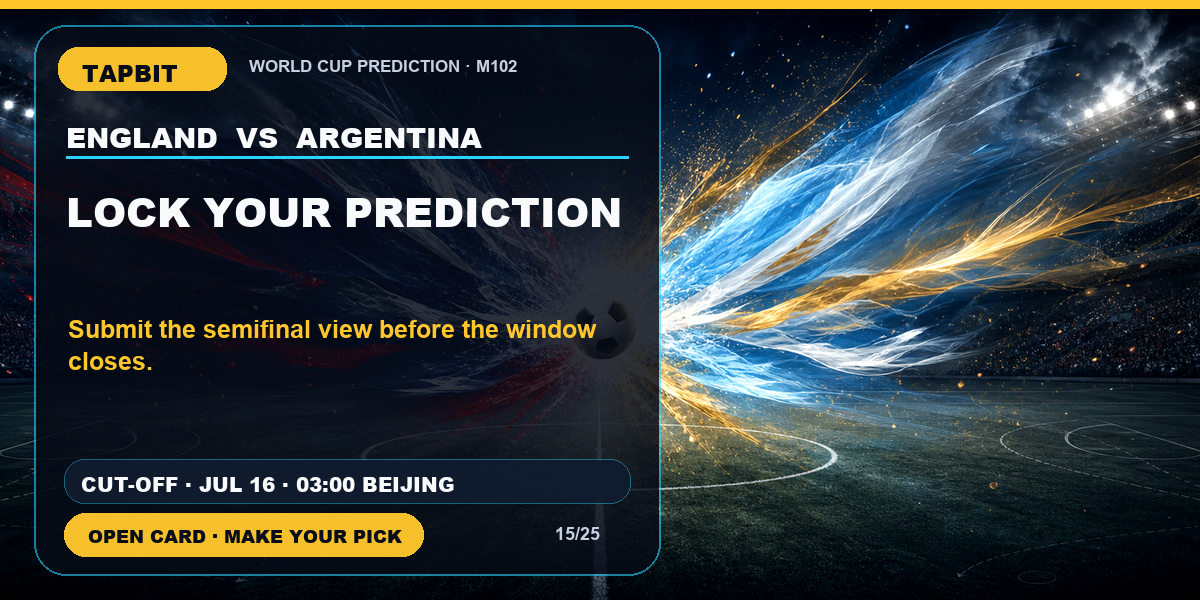 Tapbit World Cup Prediction | LOCK YOUR PREDICTION