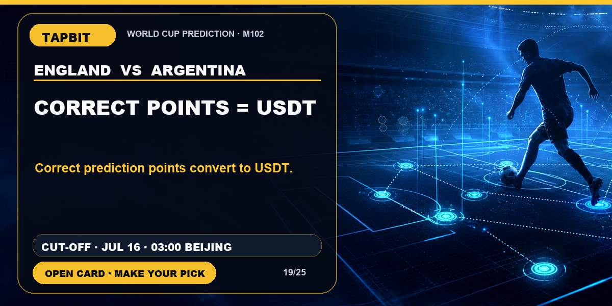 Tapbit World Cup Prediction | CORRECT POINTS = USDT